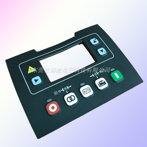 發(fā)電機控制器硅膠面板