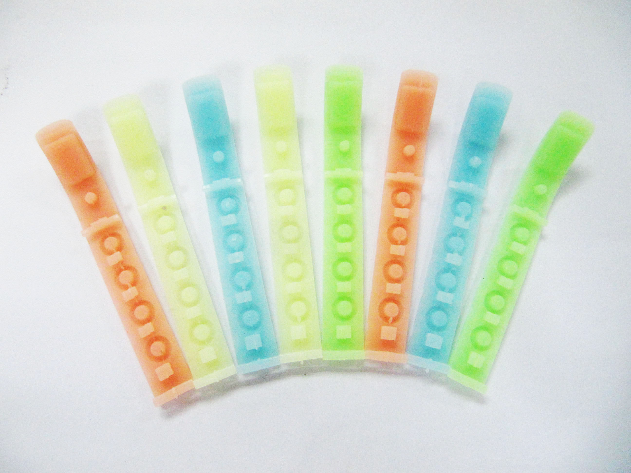 彩色熒光硅膠拉條