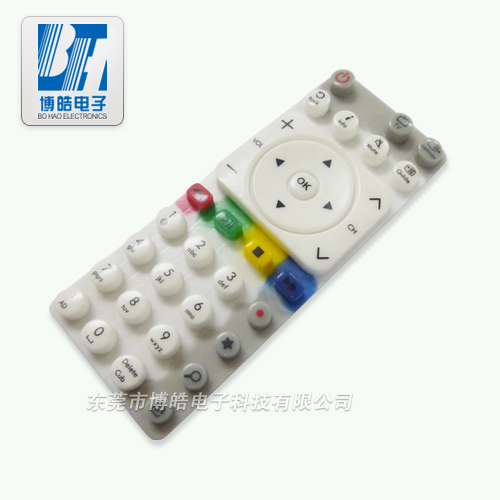 實(shí)體工廠專注定制生產(chǎn)電視遙控器硅膠按鍵