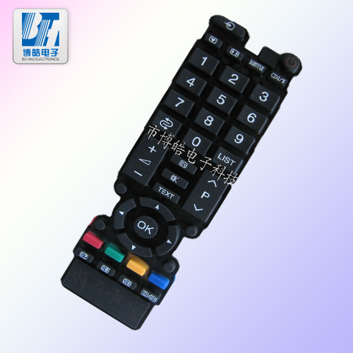 多色成型硅膠按鍵|單點硅膠遙控器按鍵